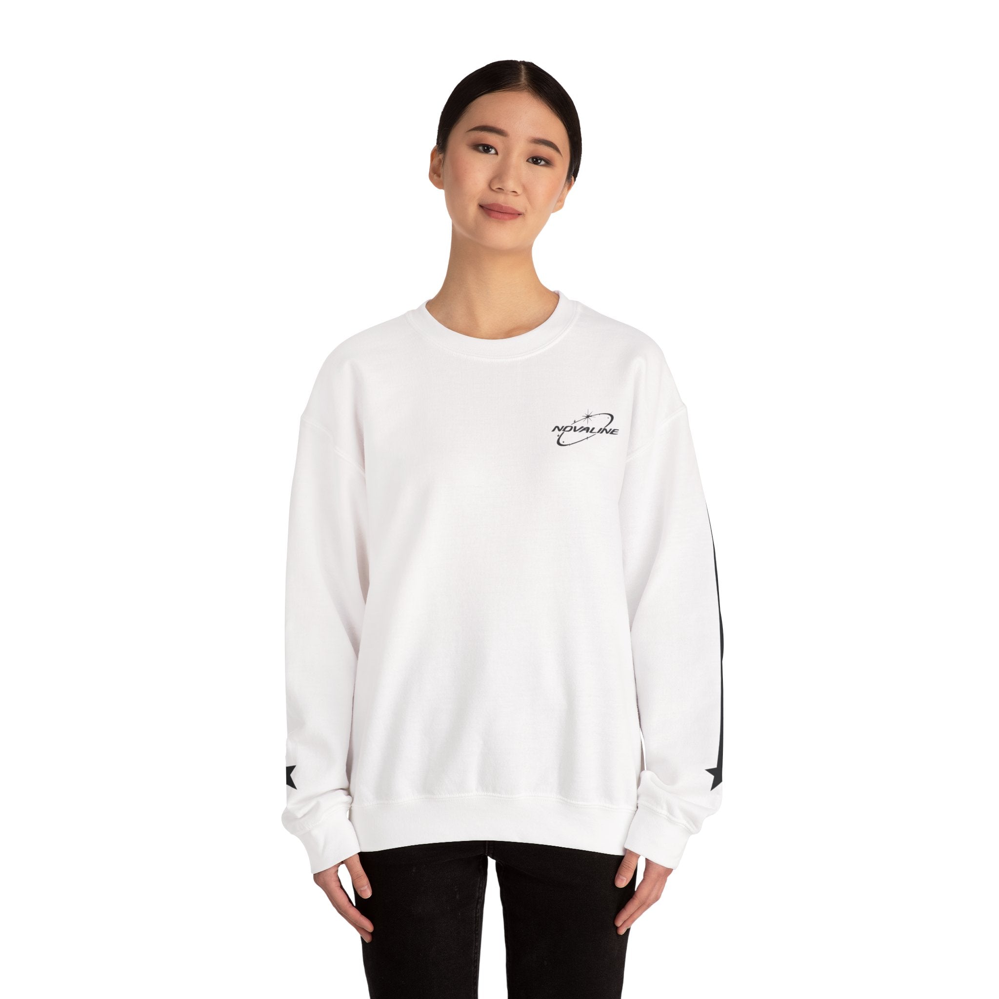 NovaLine (White/Black) V1 Crew Neck